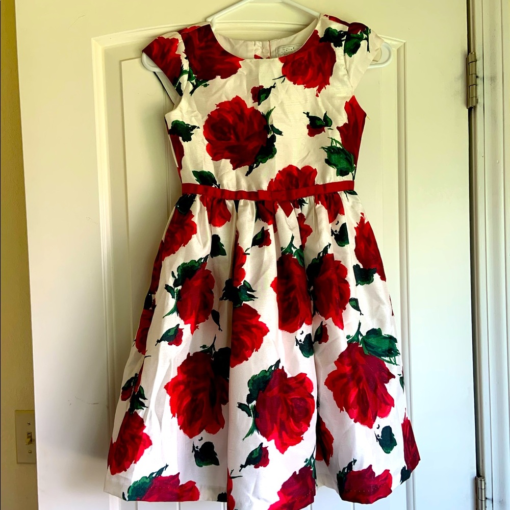 Gymboree Red Rose Dress: Size 8